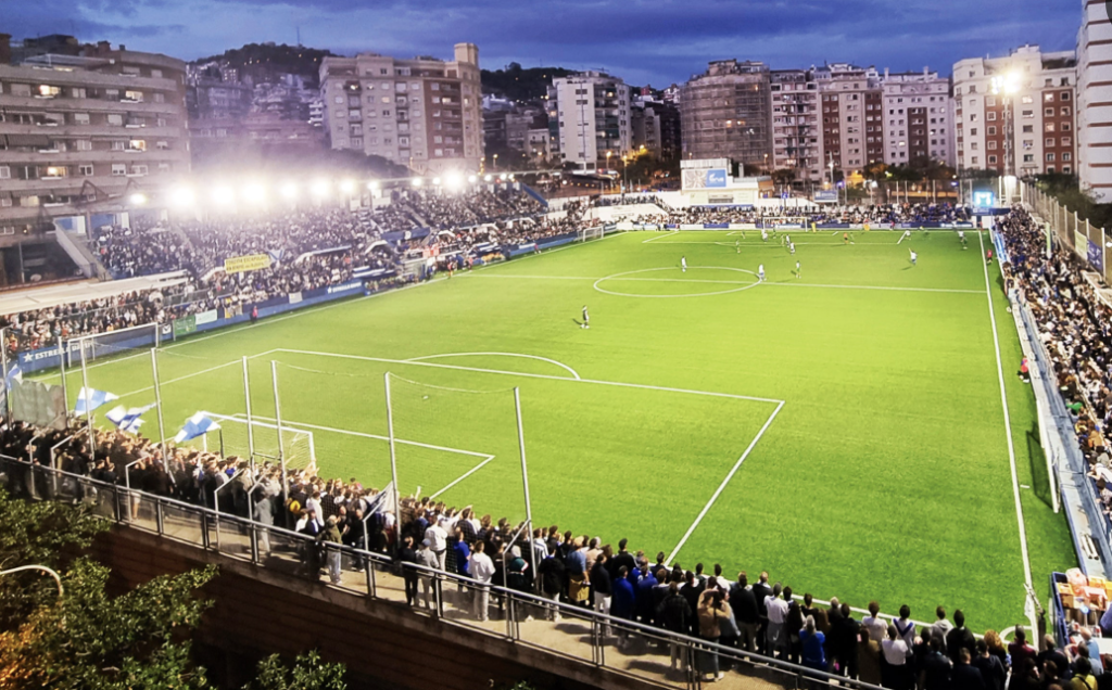 El Nou Sardenya en día de partido FOTO: CE Europa