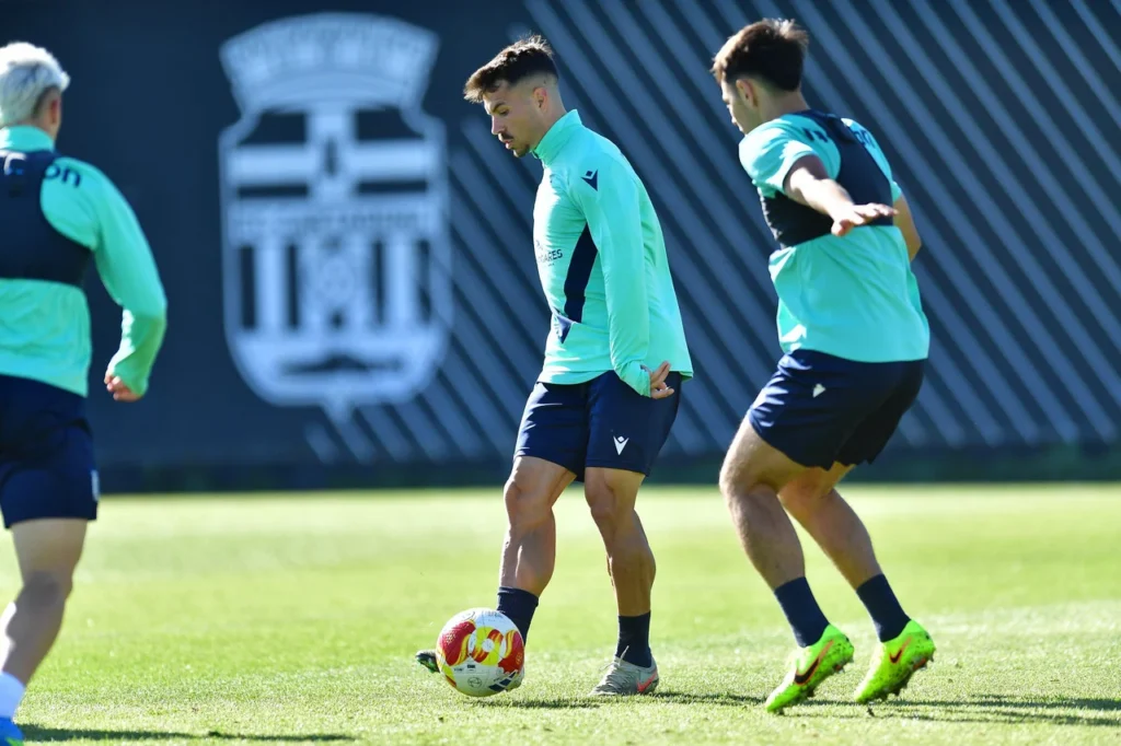 Entrenamiento previo del FC. Cartagena FOTO: F.C. Cartagena