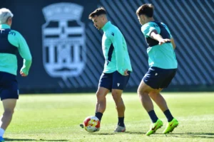 Entrenamiento previo del FC. Cartagena FOTO: F.C. Cartagena